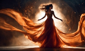 舞台唯美舞蹈艺术家美女摄影图片